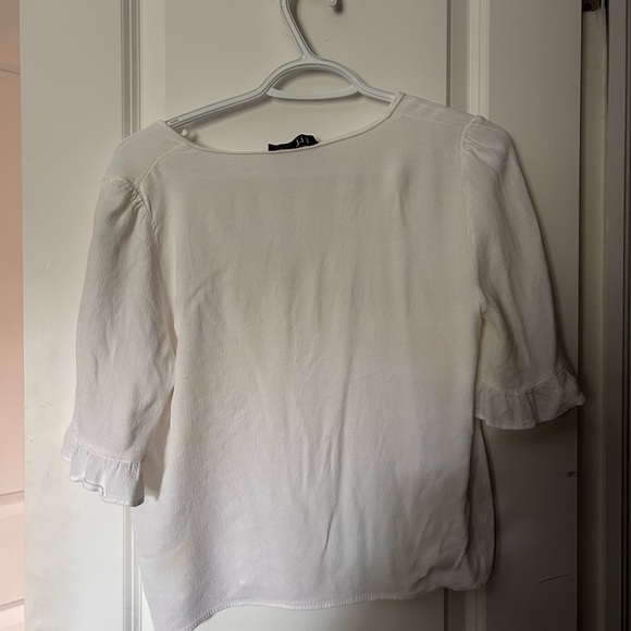 ZARA white button blouse - Picture 2 of 2